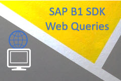 SAP B1 SDK Web Queries Visual Studio C# and Blazor 